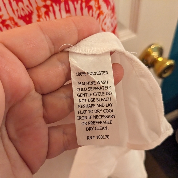 Cynthia Rowley sleeveless, layered top, size 2X - Picture 2 of 11